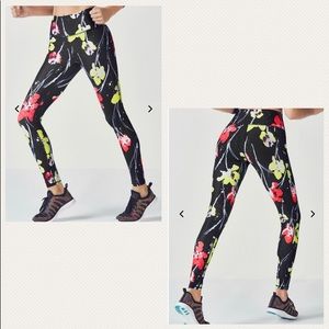 Fabletics Floral High Waisted Leggings